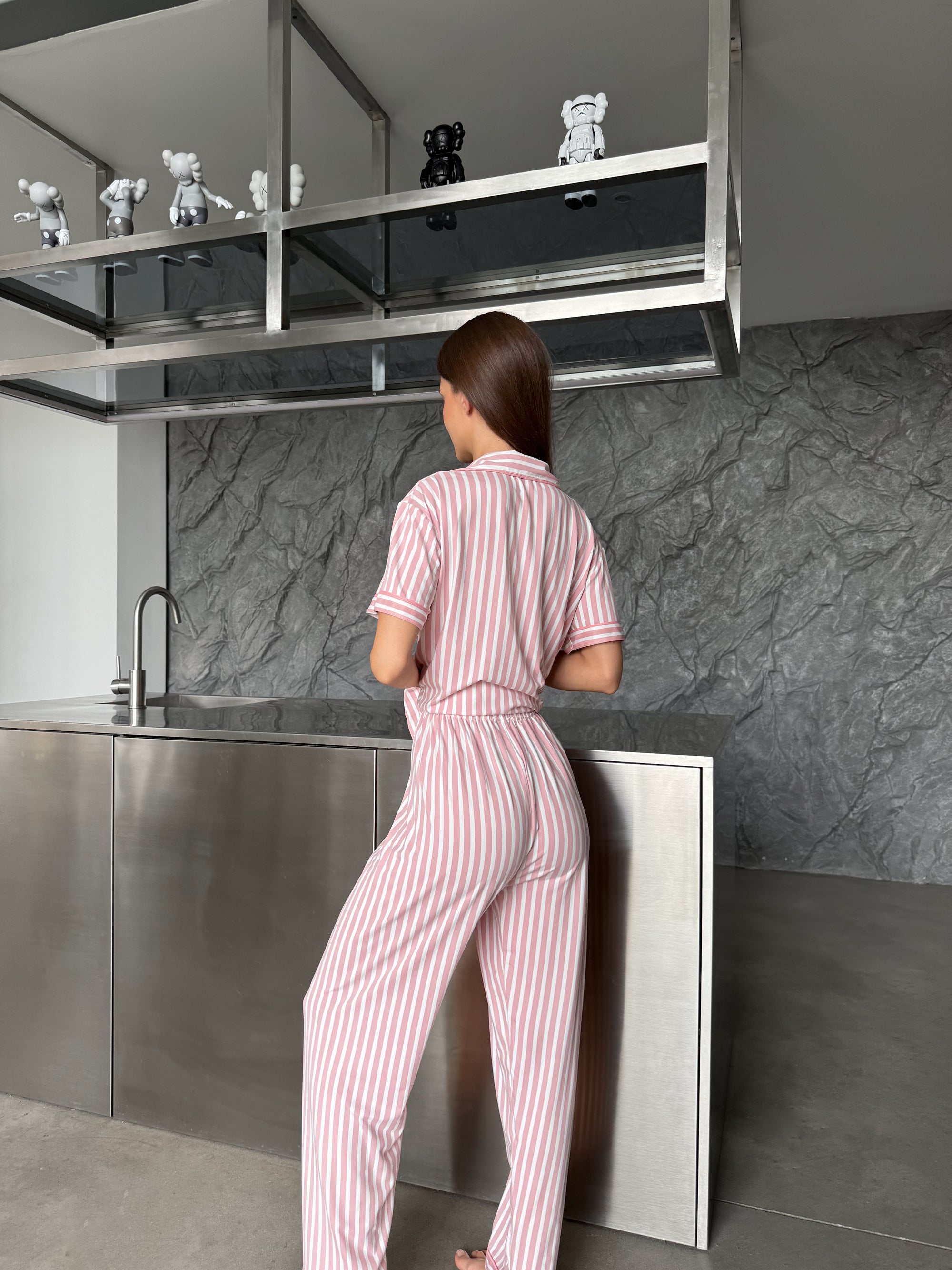 Pink Stripe Dream Pajama Set