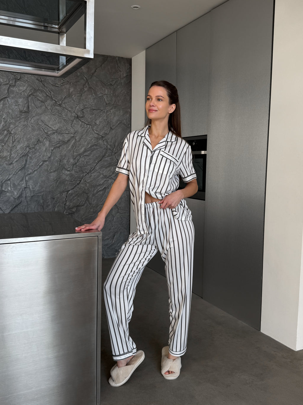 Modern Stripe Pajama Set