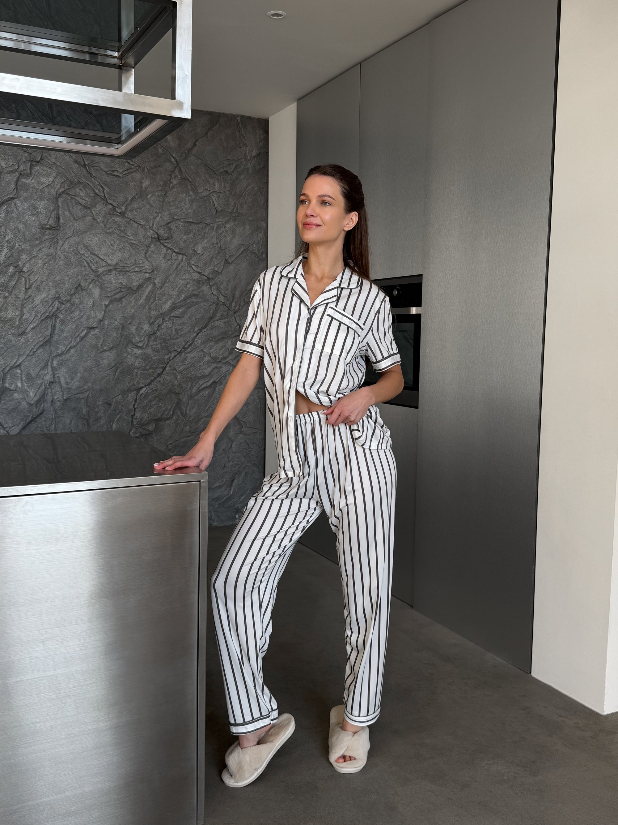 Modern Stripe Pajama Set