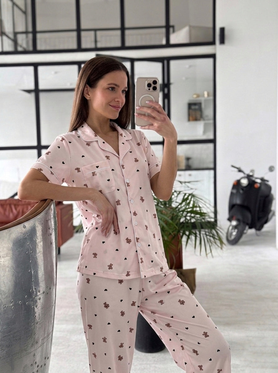 The Teddy Love Pajama Set