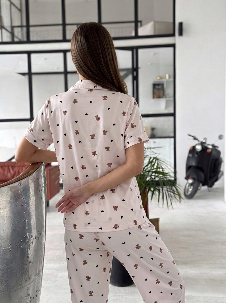 The Teddy Love Pajama Set